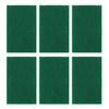 Ecommer Green Scrubber Pads, Non-Scratch Cleaning Pads for Kitchen Utensils & Cookware (Large Size) - Pack of 6 view 1