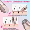 Bikini Trimmer for Women 2-in-1  Rechargeable Electric Razors for Women, Painless Electric Shaver for Bikini, Underarm, Legs, Arms  IPX7 Waterproof, Compact Travel Design view 3