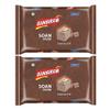 Bansiram Sweets | Soan Papdi Chocolate Flavour | Traditional Indian Mithai | Flaky, Melt-in-the-Mouth Sweet | Festival Delight | Ready-to-Eat Dessert (2 x 250g) Combo Pack 500g view 1