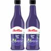 Switten Sugar Free Blueberry Syrup - Pack of 2 (Each 750ml) I Diabetic Friendly | Concentrated Syrup | No Added Sugar | Cocktail, Mocktail, Sharbat I Zero Calorie Sharbat view 1