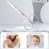 Eyebrow Scissors and Nose Hair Trimmer for Men Women, Professional Mini Scissors for Facial Hair, Eyelashes. Beard Scissors, Safety Scissors, Stainless Steel Curved and Rounded Scissors Set view 4