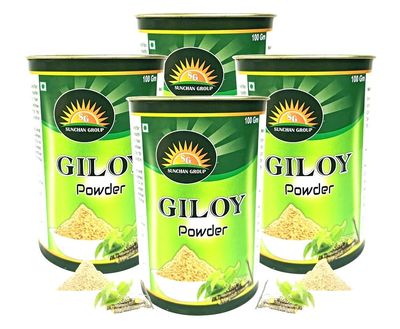 Sunchan Group Giloy Powder Tinospora cordifolia powder Neem Giloy (500gm)