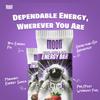 Moon Energy Bar Strawberry | 270g Pack (45g x 6 Bars) | High Fibre | Freeze-Dried Fruits | Dates & Nuts | Nutritious | Fruit Bar Snack view 4