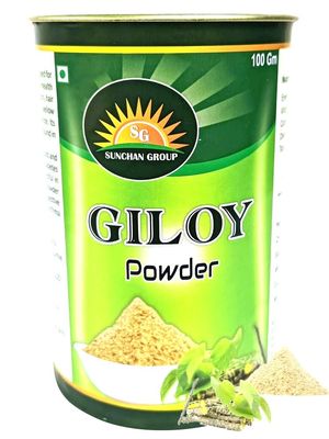 Sunchan Group Giloy Powder Tinospora cordifolia powder Neem Giloy (100gm)