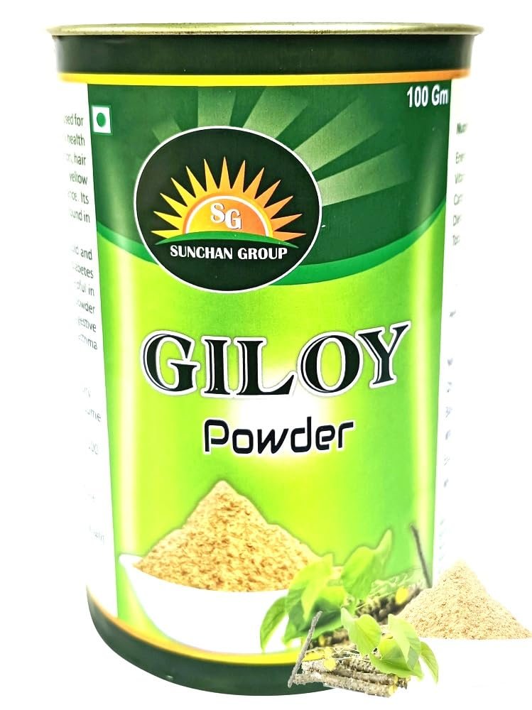 Sunchan Group Giloy Powder Tinospora cordifolia powder Neem Giloy (100gm)