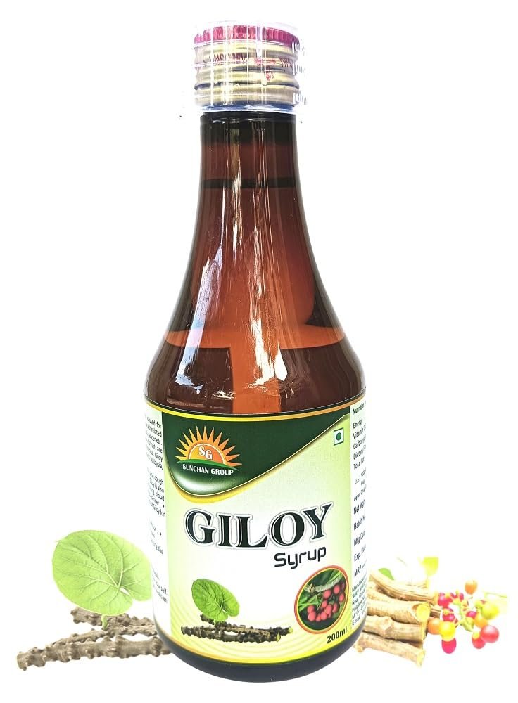 Sunchan Group Giloy Syrup Tinospora cordifolia Syrup Neem Giloy (200ml)