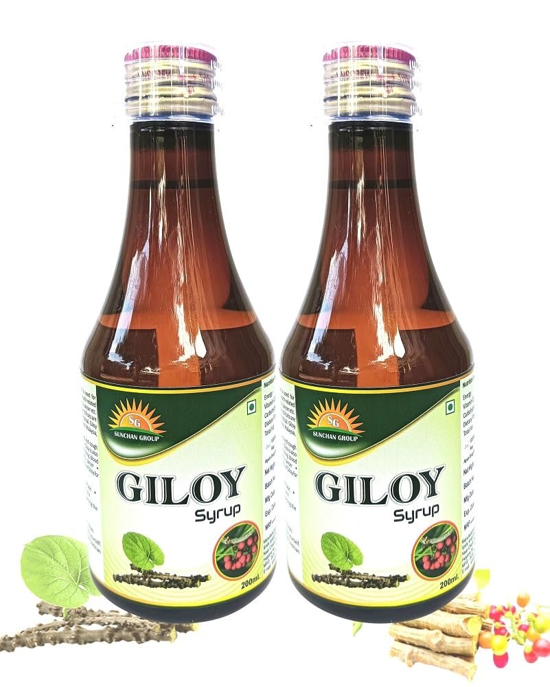 Sunchan Group Giloy Syrup Tinospora cordifolia Syrup Neem Giloy (400ml)