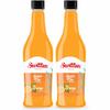 Switten Sugar Free Orange Syrup - Pack of 2 (Each 750ml) I Diabetic Friendly | Concentrated Syrup | No Added Sugar | Cocktail, Mocktail, Sharbat I Keto friendly I Zero Calorie Sharbat view 1