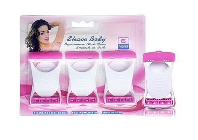 DGH By Durga Hosiery Women's Disposable Plastic Hair Razor | Bikini Shaving Razor for Women | Irritation & Rash Free Shaving Razor | Instant & Pain-Free Hair Removal (24 Pcs)