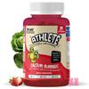 Athlete 0 Sugar Calcium + Vitamin D Gummies | Added Prebiotics | 5-15 Years | Bone Strength, Growth & Teeth Health | Super Strawberry Flavor | 30 Gummies | The Wise Tortoise TWT view 1