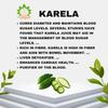 Yogban Neem Karela Jamun Juice | Helps Control Blood Sugar Level and Lower Bad Cholesterol | Metabolic & Digestive Health |Diabetic Care (500ml) view 4