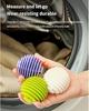 OTISTORES Dryer Balls Laundry Stirring Ball Reusable Dryer Balls for Tumble Dryers New Washer Liquid Dispenser Ball Reusable Dryer Balls, Soft Gel Laundry Balls Anti-Tangle Laundry Balls (Pack Of 3) view 3