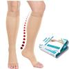 Cotton Medical Compression Stockings for Varicose Veins Class 2 Knee Length for men and women| Compression Socks | stockings for women | Varicose Vein Stockings -Thigh Length(Stockings-11-S) view 1