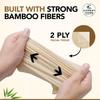 Bamboo Facial Tissue by The Honest Home Co. I 2 Ply Bamboo Soft Facial Tissue Paper Box | 1000 Pulls | 100% Natural | Pack of 5 (200 Pulls/box) view 4
