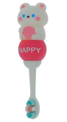 KALRA MAGIC 1pc Children'S Toothbrush Soft Bristle Baby Toothbrush 2 Colors Optional, 2-12 Years Old (White Bear Any One Design Will Be Dispatch)