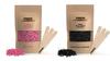 Symbexer Rose Pink+Charcoal Hard Wax Beans Depilatory Stripless Wax & Painless For Women| Used For Upper Lips, Arms, Legs, Full Body,Bikini |Smooth Skin| (100 Gram, Rose Pink And Charcoal) view 1