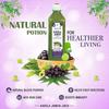 Axiom Karela Jamun Juice | Helps to Control Blood Sugar Level | Cholestrol Care Juice | Diavetic Care | Enriched with Pure and Natural Karela & Jamun Herbs | 1Ltr (Pack of 3) view 2