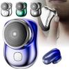 DEV STORE Electric Razor for Men,Mini-Shave Portable Electric Shaver, Pocket Size Portable Shaver Wet and Dry Mens Razor USB Rechargeable Shaver Charging Easy One-Button view 1