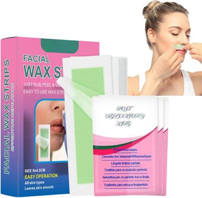 20PCS Hair Removal Wax Sticks,Face Waxing Strips for Women,Facial Wax Strips,Upper Lip Wax Strips,Eyebrow Waxing Strips,Portable and Convenient Face Wax Strips,Effective Lip Wax Strips for Cheeks