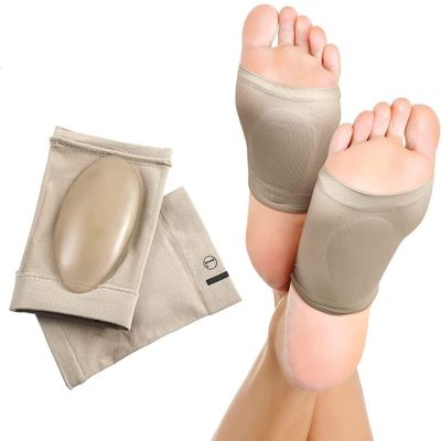 ADSTRUM Arch Support Sleeves Soft Cushion & Neoprene elastic reusable Gel Pad for All Feet Orthopedic Orthotic Tool Metatarsal Compression Foot Care Plantar Fasciitis Spurs Neuromas Flat Feet Pad
