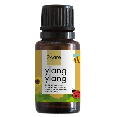 2care Ylang Ylang Essential Oil For Massage, Skin, Hair, Diffuser (Pack of 1) 15ml