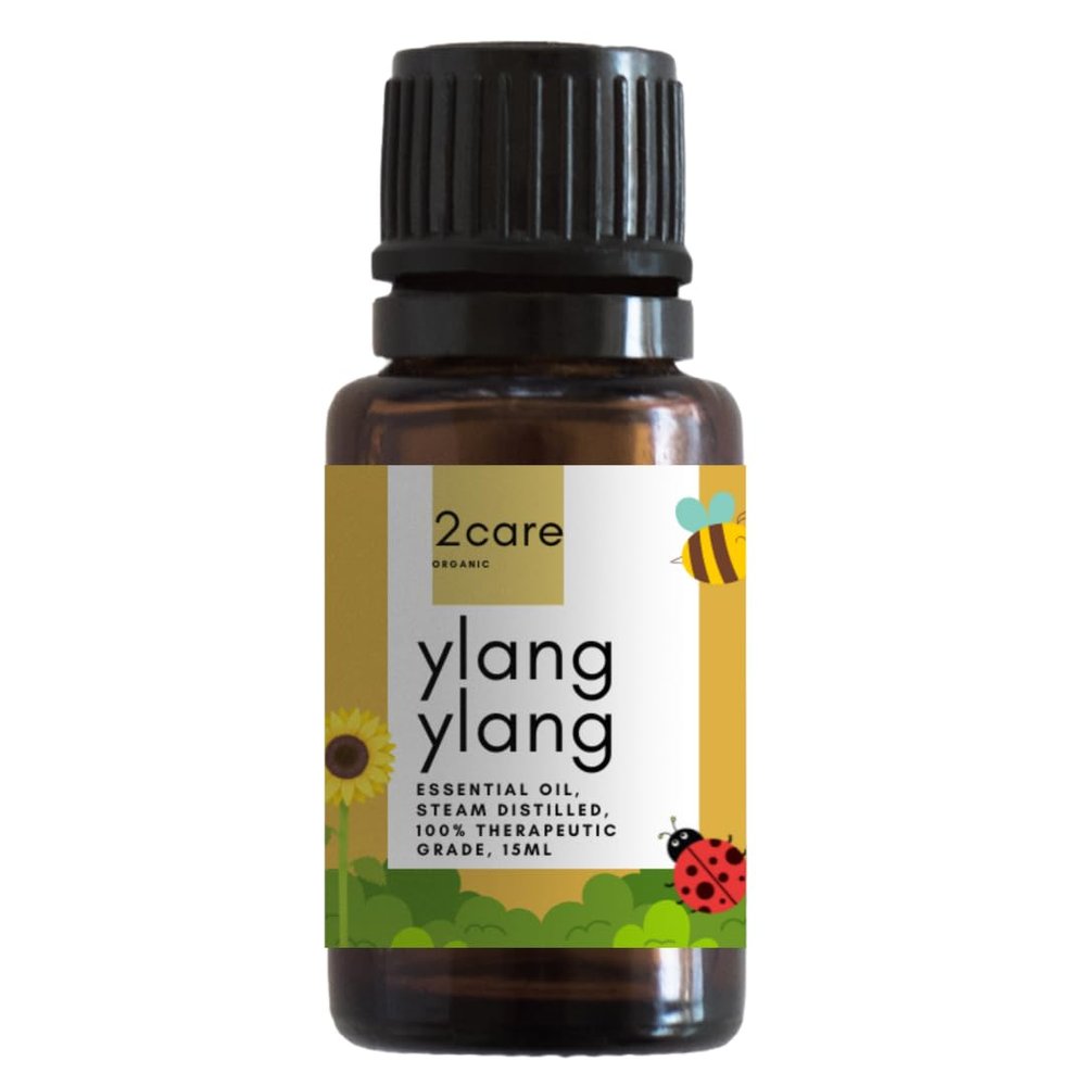 2care Ylang Ylang Essential Oil For Massage, Skin, Hair, Diffuser (Pack of 1) 15ml