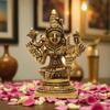 100% Pure Brass Sri Kanchi Kamakshi, Adhi Sankarar, Maha Periyava Divine Holy Blessing for Pooja/Gift Height:- 2.76 Inches | Weight:- 0.172 Kg view 1