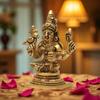 100% Pure Brass Sri Kanchi Kamakshi, Adhi Sankarar, Maha Periyava Divine Holy Blessing for Pooja/Gift Height:- 2.76 Inches | Weight:- 0.172 Kg view 2