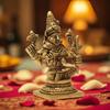 100% Pure Brass Sri Kanchi Kamakshi, Adhi Sankarar, Maha Periyava Divine Holy Blessing for Pooja/Gift Height:- 2.76 Inches | Weight:- 0.172 Kg view 3