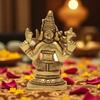 100% Pure Brass Sri Kanchi Kamakshi, Adhi Sankarar, Maha Periyava Divine Holy Blessing for Pooja/Gift Height:- 2.76 Inches | Weight:- 0.172 Kg view 4