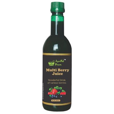 AYURVED POWER Multi Berry Juice 500ml With 25+ Other Berries & Fruit |100% Fruit Juice | Anti-Oxidants Immunity, Heart Care No Added Sugar Healthy Beverage