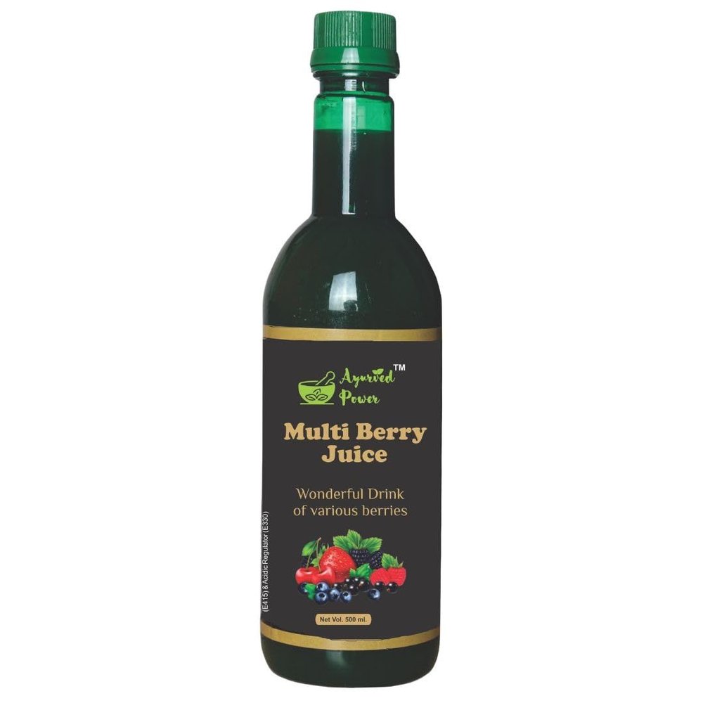 AYURVED POWER Multi Berry Juice 500ml With 25+ Other Berries & Fruit |100% Fruit Juice | Anti-Oxidants Immunity, Heart Care No Added Sugar Healthy Beverage