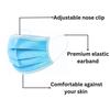 Surgical Mask With Melt Blown Fabric Layer for Mens Womens,Kids Washable, Reusable Water Resistant Surgical Mask With Melt Blown Fabric Layer (Blue, Pack of 100) for Unisex view 2