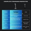 BurgeonSellers Corded Electric Body Hair Trimmer For Women And Men, |Private Parts|, Waterproof And Rechargeble, Lenth Adjustable, Multifunctional Shaver Groomer With LED Indicator view 3