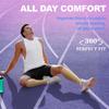 FOFLORA Zipper Compression Socks for Women & Men 2 Pairs15-20mmhg Open Toe Compression Stockings for Nurse and Long Standing Crowd view 4