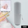Drumstone -  Travel Toothbrush Case & Holder with Rope - Portable Capsule Shape, Includes Brush, for Frequent Travelers and Outdoor Enthusiasts view 2