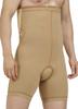 Dermapress HIGH Waisted Panty Upto Mid-Thigh | Moderate Compression | Thigh and Abdomen Liposuction Recovery Garment | Shapewear | Tights | Tummy Tucker | Open Pubis |Strap (Beige, 4XL) view 3