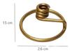 Niranjan Kadi Brass Ring Wick Holder for Diya Bati Oil Lamps (Round Shape) for Pooja Deepam Deepak Cotton Samai Kuthu Vilakku Thiri Stand (10) view 2
