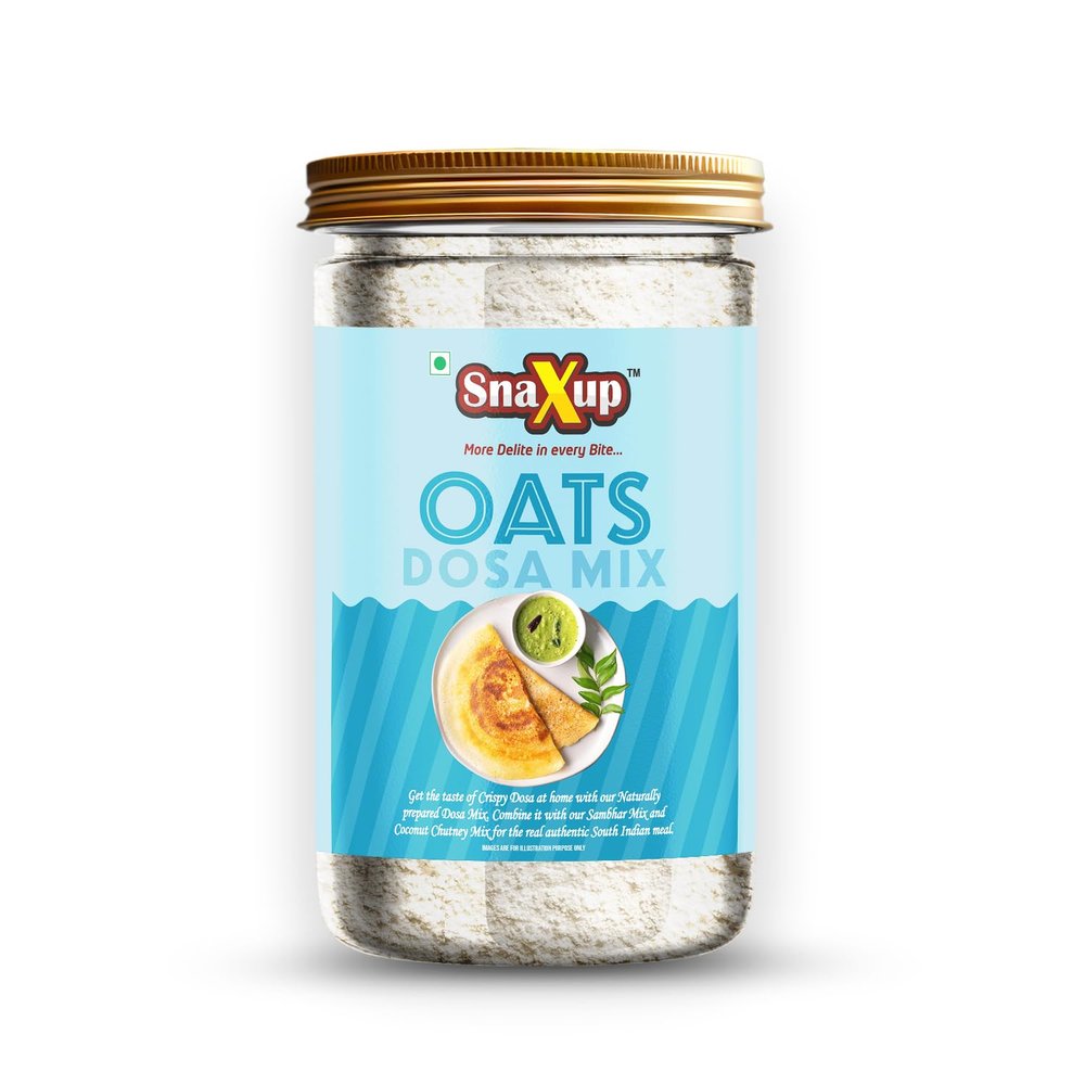 Snaxup Instant Oats Dosa Mix Healthy Breakfast | Quick Breakfast | Ready-To-Make South Indian Breakfast | Soft and Crispy Dosa | Instant Ready to Cook Mix (650g)