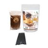 Twisty The Boba Station Tapioca Pearls Kit For Bubble Tea | Topping Boba For Milkshakes, Ice Cream And Yogurt | 1 Kg Topioca Pearls Including 250 Gms Brown Sugar For Caramelization And 10 Straws (12mm) view 1