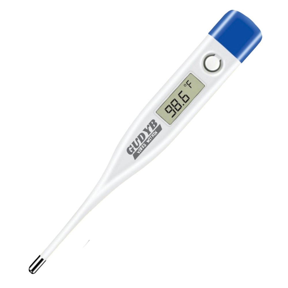 Gudyb Digital thermometer for all ages |one touch operation | quick measurement | 100% accurate, mercury free | Made in Bharat (Pack Of 10)
