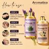 AROMATICO - Lavender Mint & Jasmine Orange Massage Oils Pack of 2. For Mood Upliftment, Muscle Relaxation & Skin Nourishment, 100% Natural, Non-Sticky 300ml Pack of 2 view 3