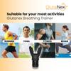 Glutanex Breathing Trainer | Breathing Resistance Trainer for Oral and Muscular Exercise | Lung Capacity Exercise Device | Lung Exerciser Equipment for Respiratory Muscle Exercise | Men and Women | Black view 4