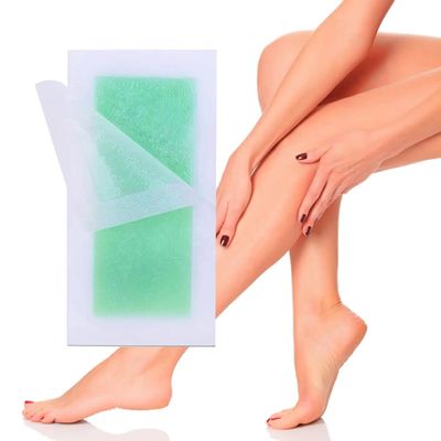 RINPOCHE Hair Removal Ready to Use Cold Waxing Strip Painless & Quick Eyebrows Upper Lip Chin Facial Wax Strips Kit for Gril's and Women's (Random) (Pack Of 10)