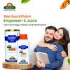 Biosash Sea Buckthorn Berry Empower-X Juice 250ml | Rich in Omega 3 6 7 9 Fatty Acids for Energy Vitality & Strength | Pure Herbal Blend with Kaunch Beej Ashwagandha Safed Musli Gokhru & Sea Buckthorn view 2