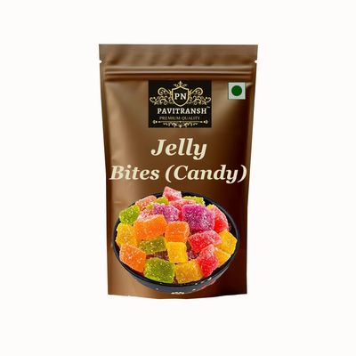Pavitransh Jelly Bites Candy - Assorted Sugar Candy Jelly Bites (400G)