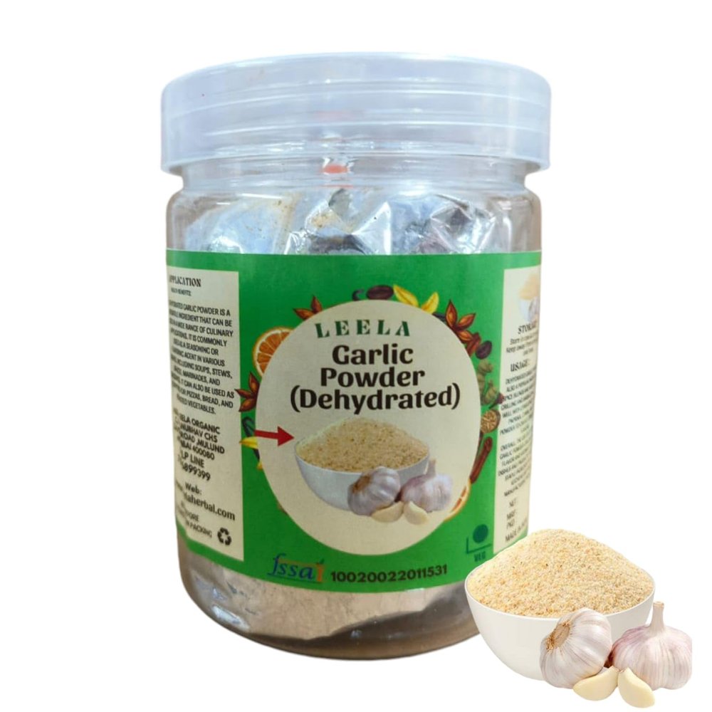 Dehydrated Garlic Powder | 100% Pure Lehsun Powder | Ready to use | Farm Fresh | Zero added Colours, Fillers, Additives & Preservatives 200gm,For Cooking And Baking Indian Masala