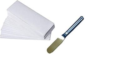 CUVLY Wax Heater Machine Waxing Kit Combo Wax Machine White Chocolate Cream Wax (550 gm) Chocolate (550 gm) Strips (70pcs) Wax Spatula(Kinfe),Sponge) | Waxing Combo