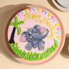 FlowerAura Delicious Birthday Special Adorable Elephant Theme Kids Cake For Son, Daughter, Nephew, Niece, Grandson, Granddaughter & Kids Birthday Party (Same Day Delivery) (0.5Kg) view 3