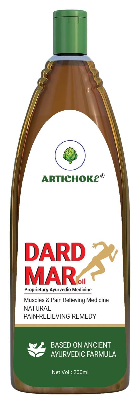 Artichoke Dard Mar Oil, Pain-Relieving Remedy, 200ml